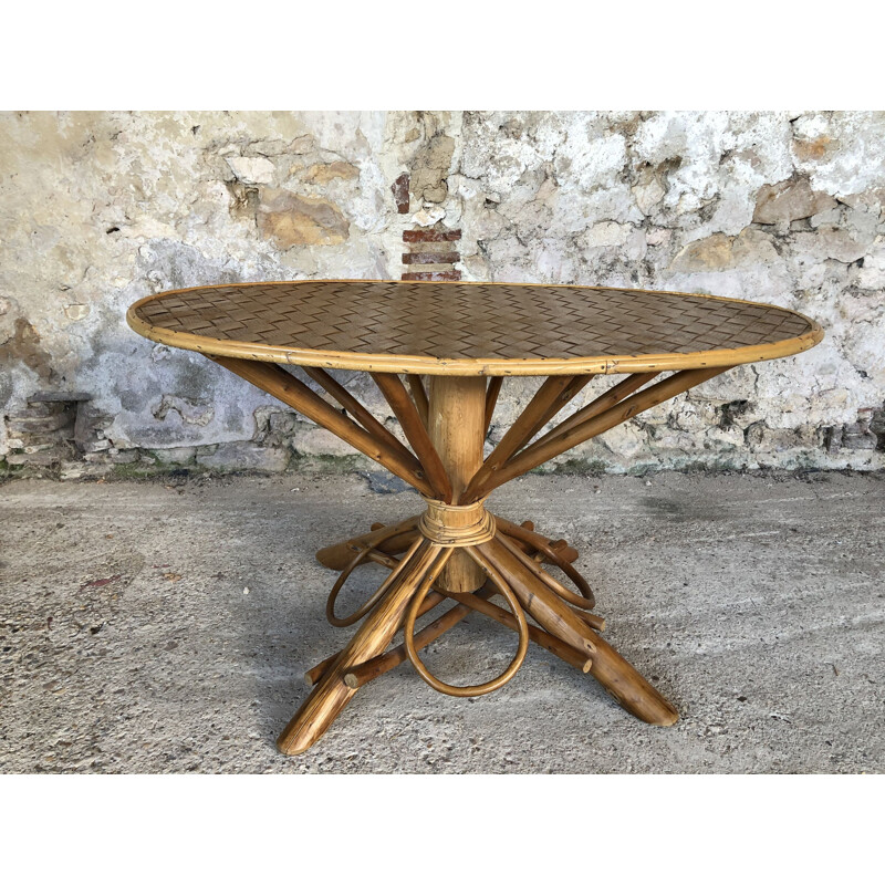 Vintage coffee table with spider legs, 1960