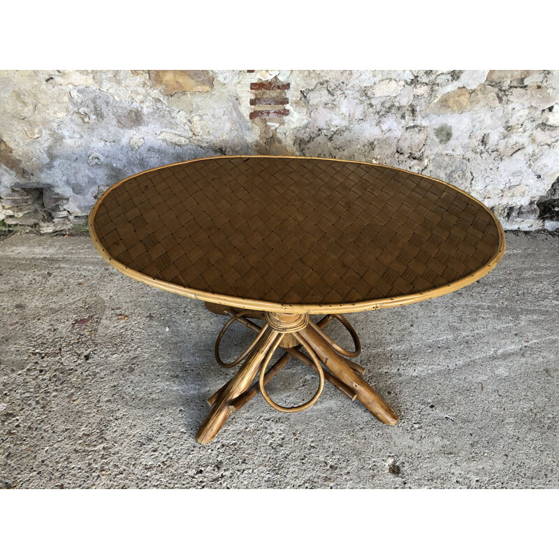 Vintage coffee table with spider legs, 1960