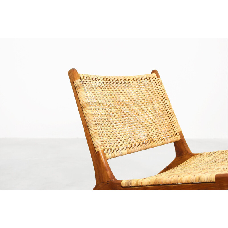 Vintage pair of Danish Teak Lounge Chairs 1960