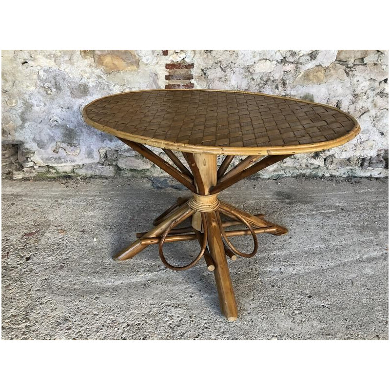Vintage coffee table with spider legs, 1960
