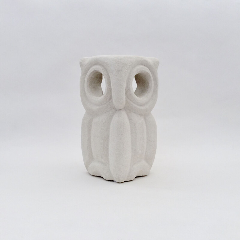 Vintage Owl Lamp by Albert Tormos, 1970 France.