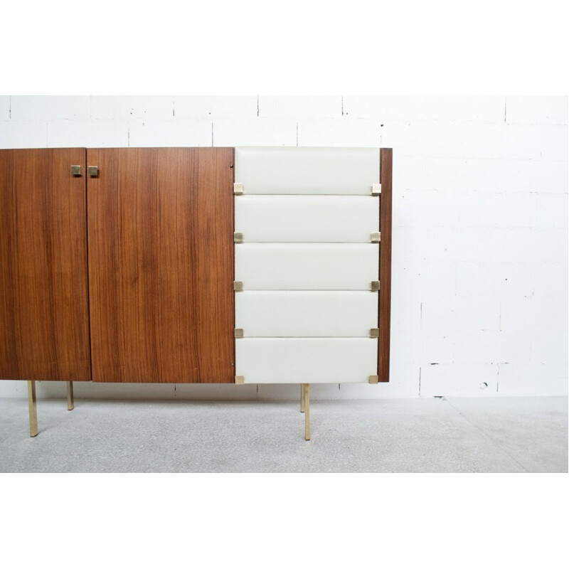 Vintage rosewood sideboard by Roger Landault for Regy, 1960