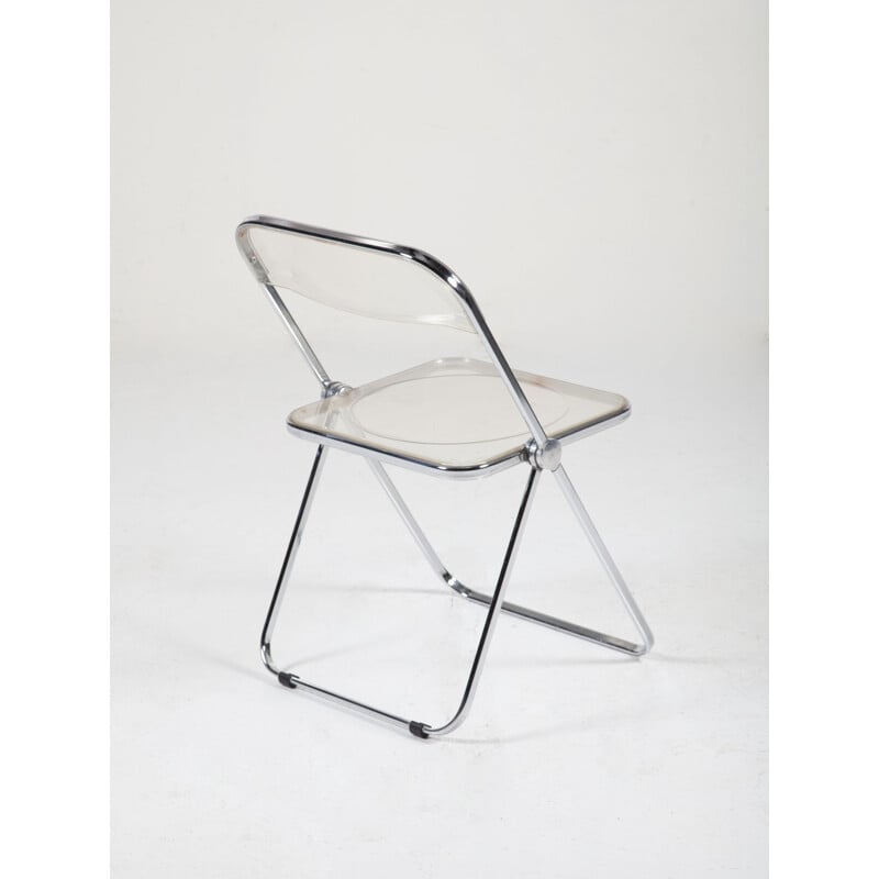 Set of 6 Plia Folding Chairs by Giancarlo Piretti for Castelli  Anonima Castelli, 1960s