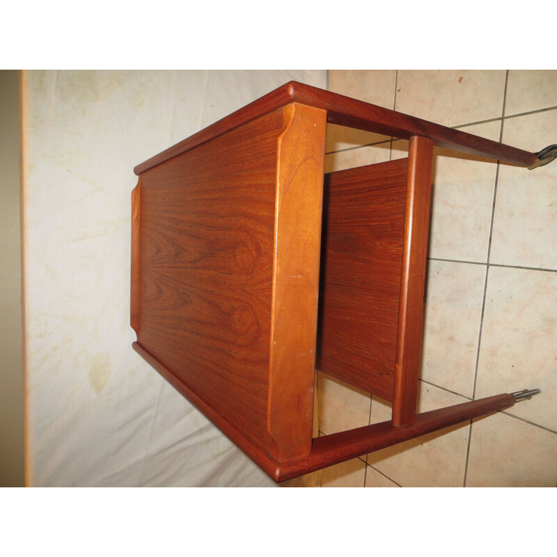 Vintage Danish teak side table, 1960