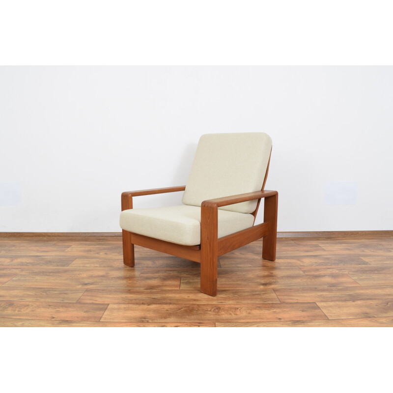 Vintage Danish Teak Armchair, 1970s