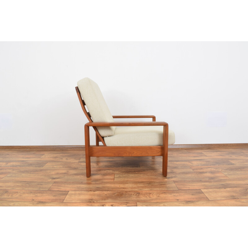 Vintage Danish Teak Armchair, 1970s