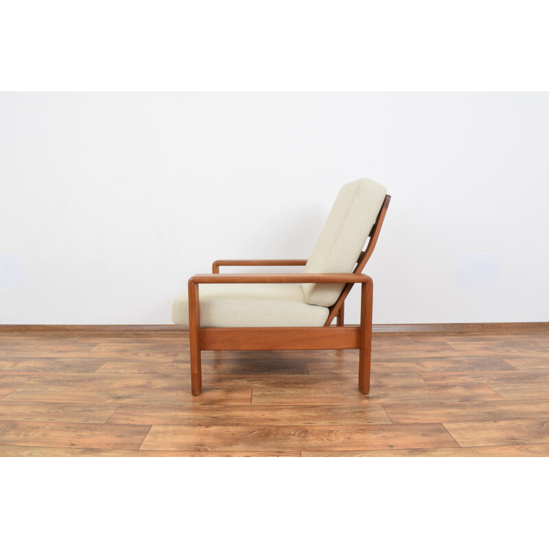 Vintage Danish Teak Armchair, 1970s