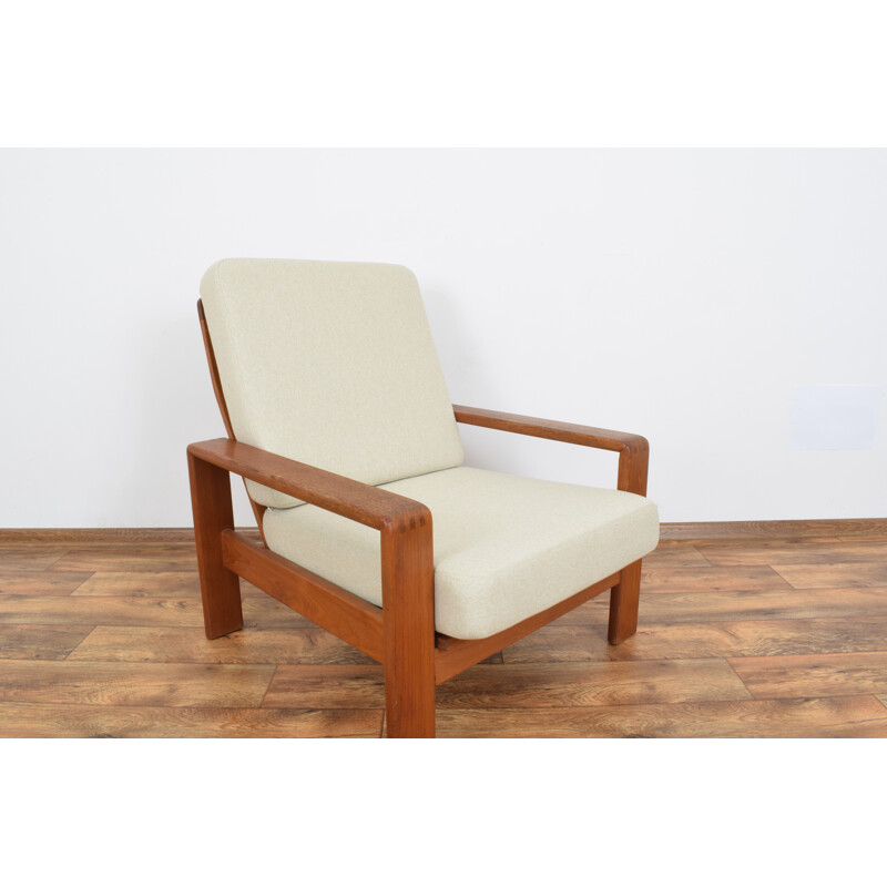 Vintage Danish Teak Armchair, 1970s