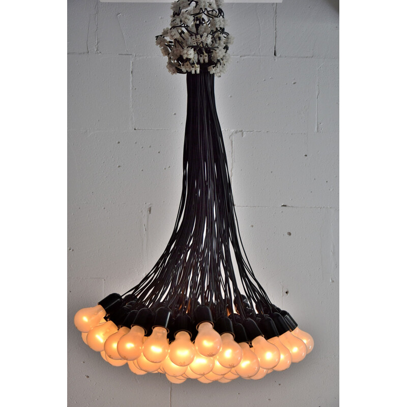 Lampadario vintage a 85 luci di Rody Graumans per Droog Design, 1995