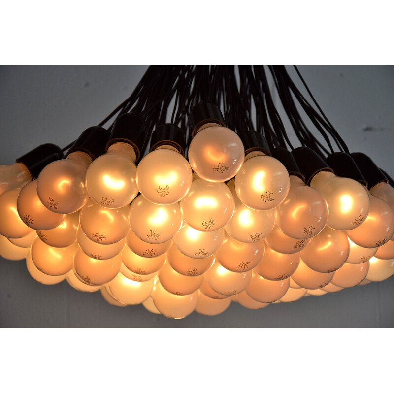 Vintage Chandelier 85 Lamps by Rody Graumans pour Droog Design, 1995