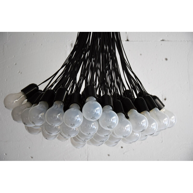 Vintage Chandelier 85 Lamps by Rody Graumans pour Droog Design, 1995