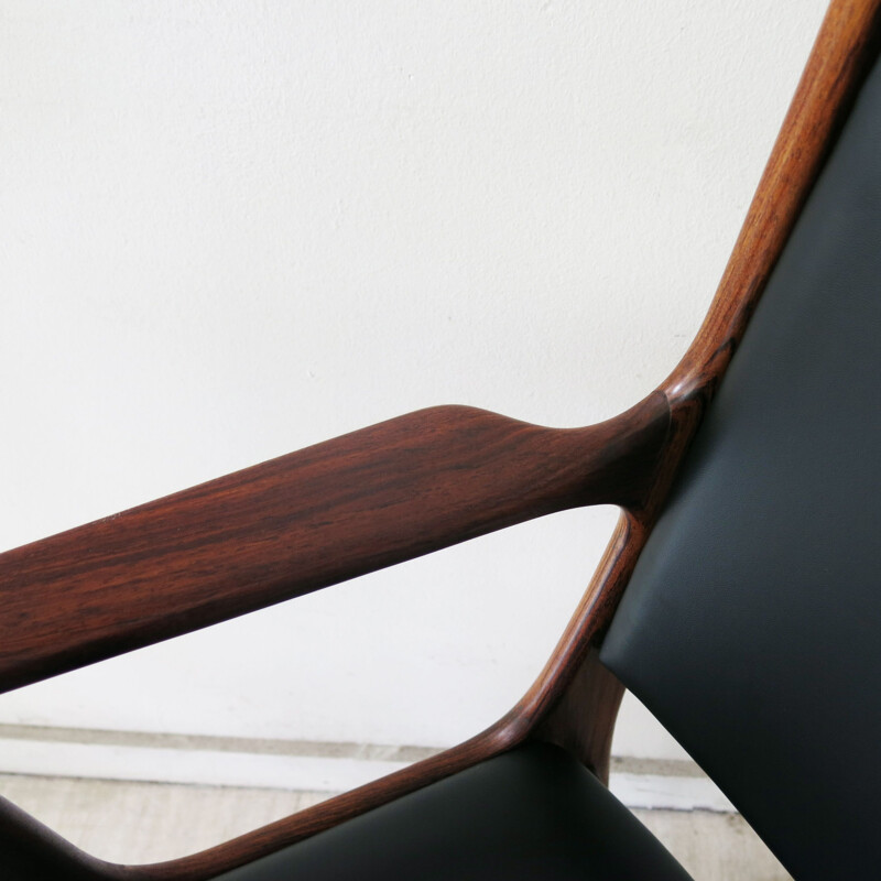 Set of 6 Rosewood Dining Chairs by Johannes Andersen for Uldum Mobelfabrik, 1960s