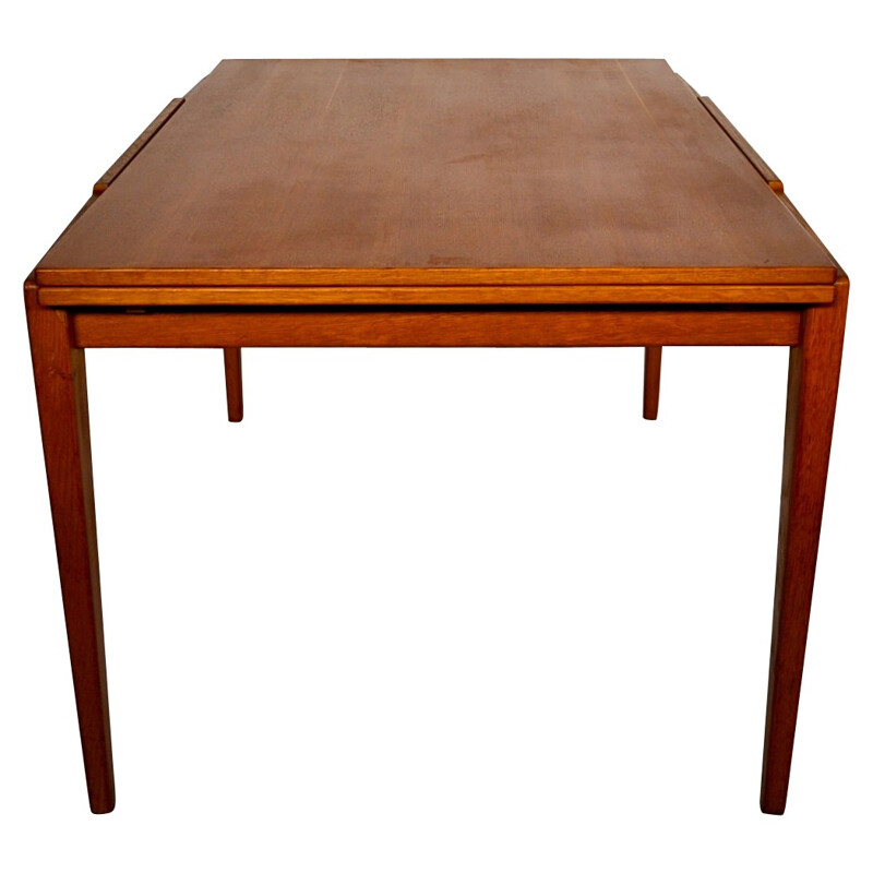 Oak dining table, Roger Landault - 1950s 