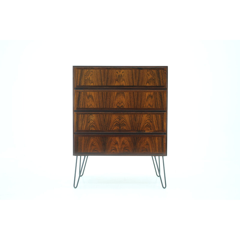 Vintage rosewood chest of drawers by Omann Jun, Denmark 1960