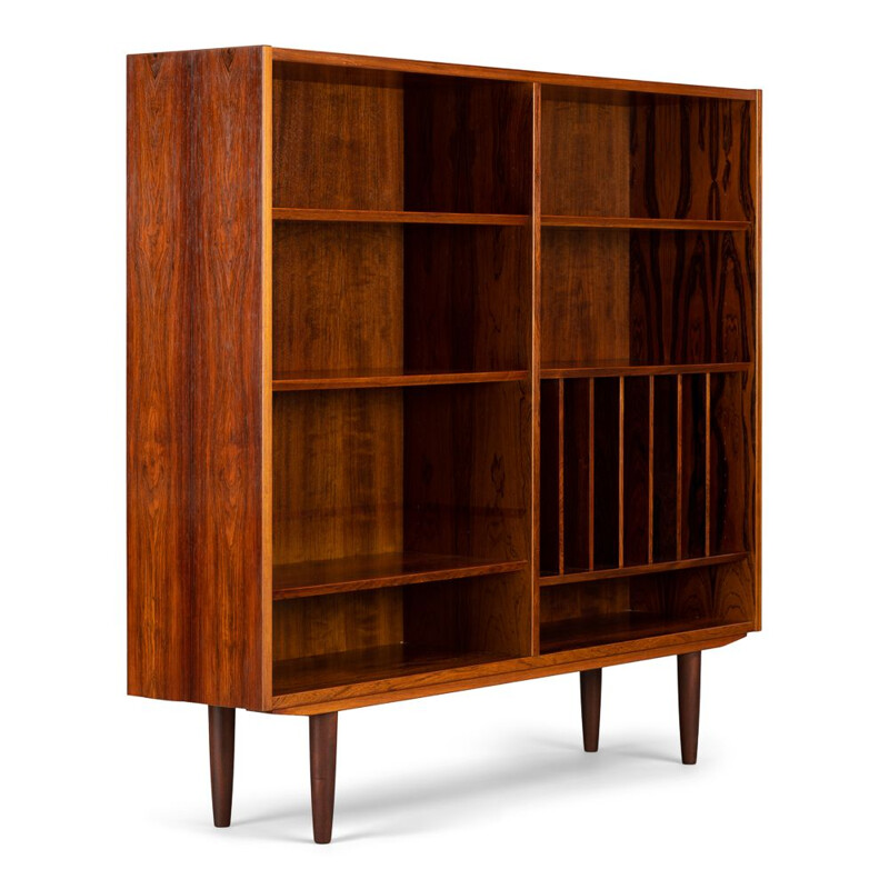  Vintage Rosewood Bookcase by Carlo Jensen for Hundevad & Co, 1960s