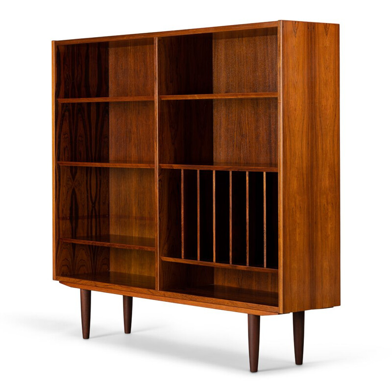  Vintage Rosewood Bookcase by Carlo Jensen for Hundevad & Co, 1960s
