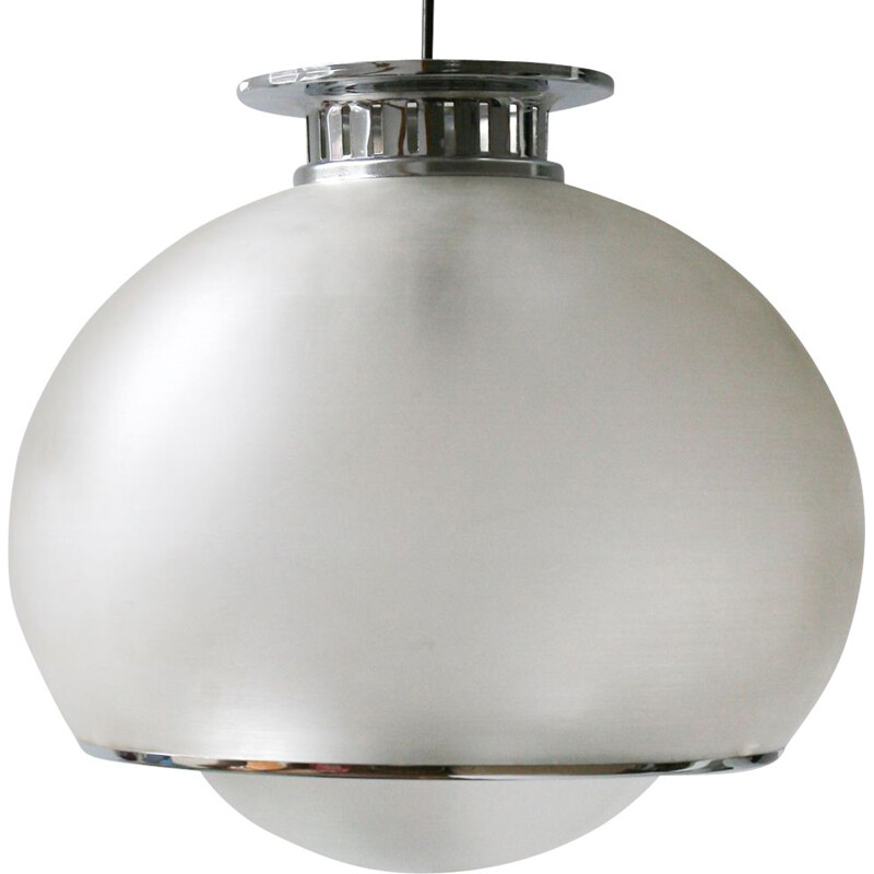 Vintage hanglamp van Harvey Guzzini voor Meblo, 1980