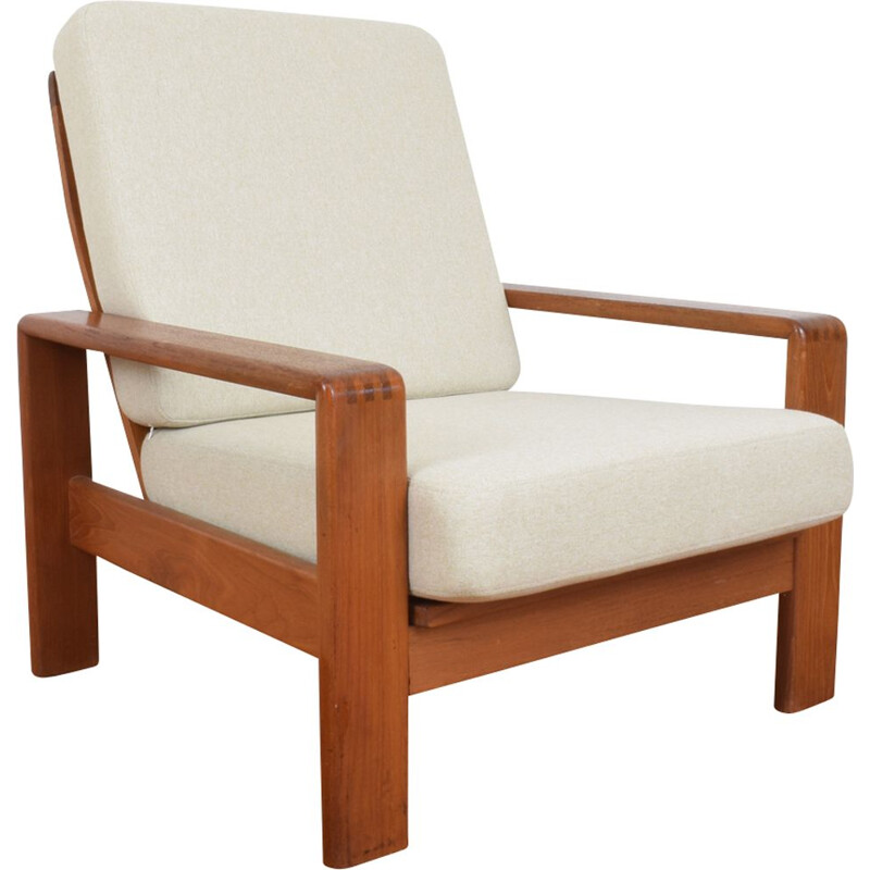 Vintage Danish Teak Armchair, 1970s