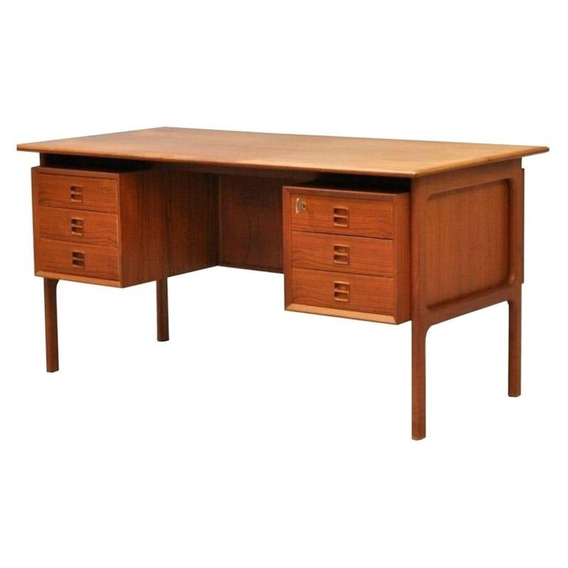 Vintage teak desk by Arne Vodder by Sibast 1960