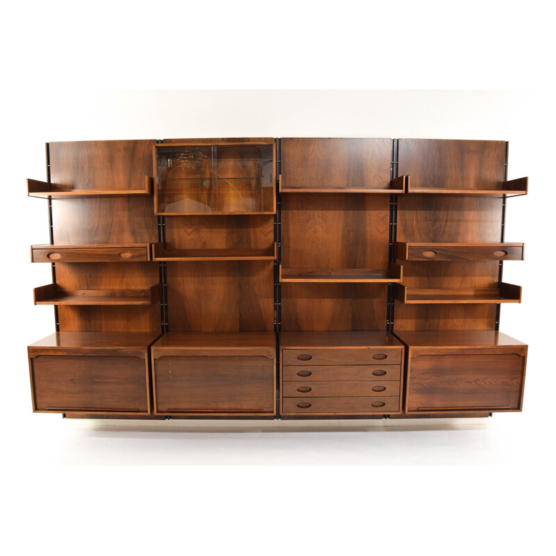 vintage Italian Modular Wall Unit by Gianfranco Frattini for Bernini, 1960s