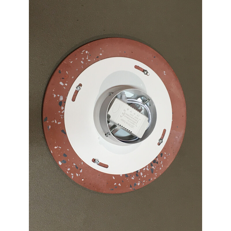 Scandinavian vintage terrazzo wall light 