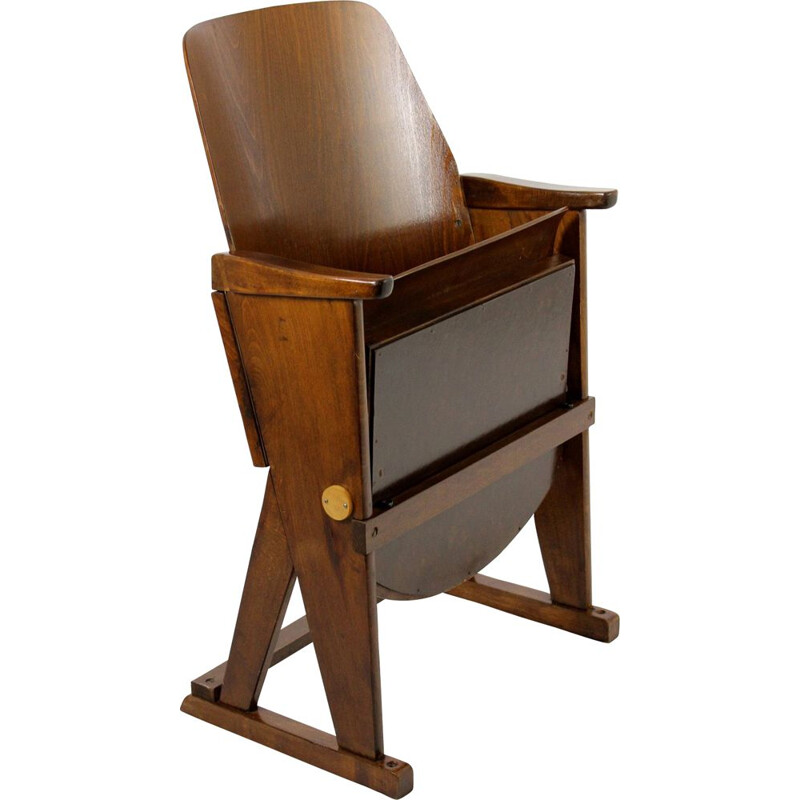 Vintage Cinema Chair from TON, 1960s