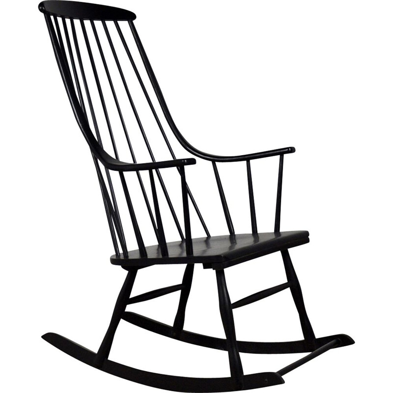 Vintage Rocking Chair by Lena Larsson for Nesto, 1958