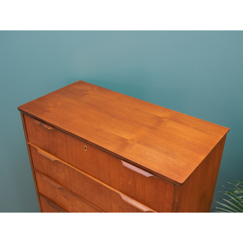 Vintage Teak Chest Of Drawers, 1960-70s