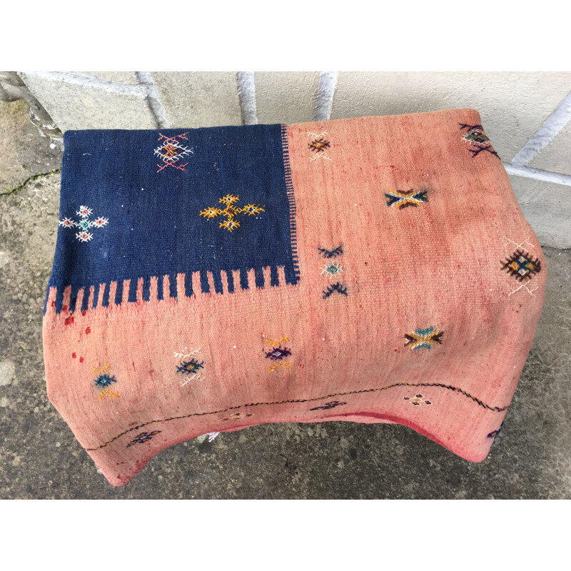 Vintage Kilim wool rug handmade