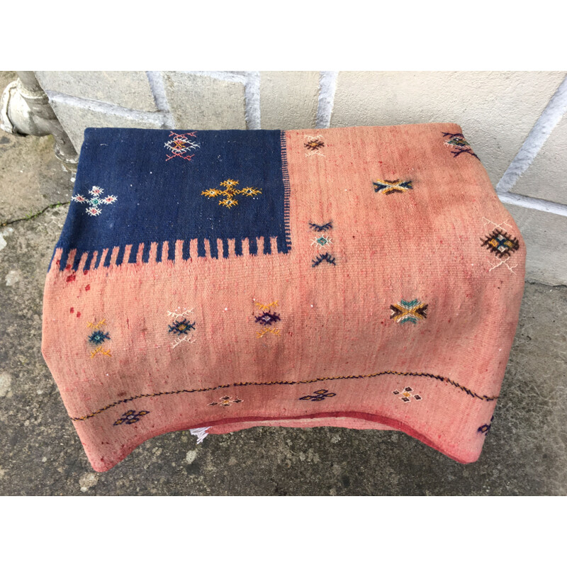 Vintage Kilim wool rug handmade