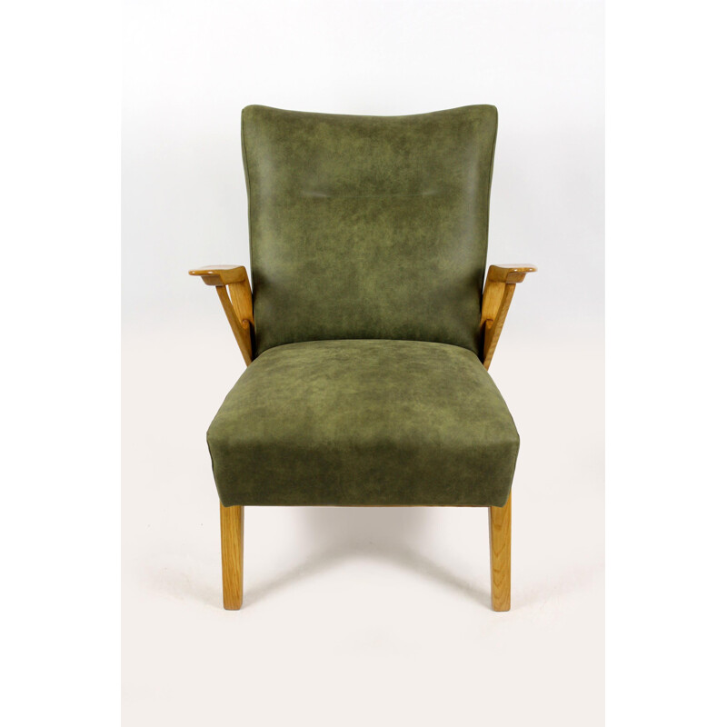 Vintage Ash Armchair, 1960s