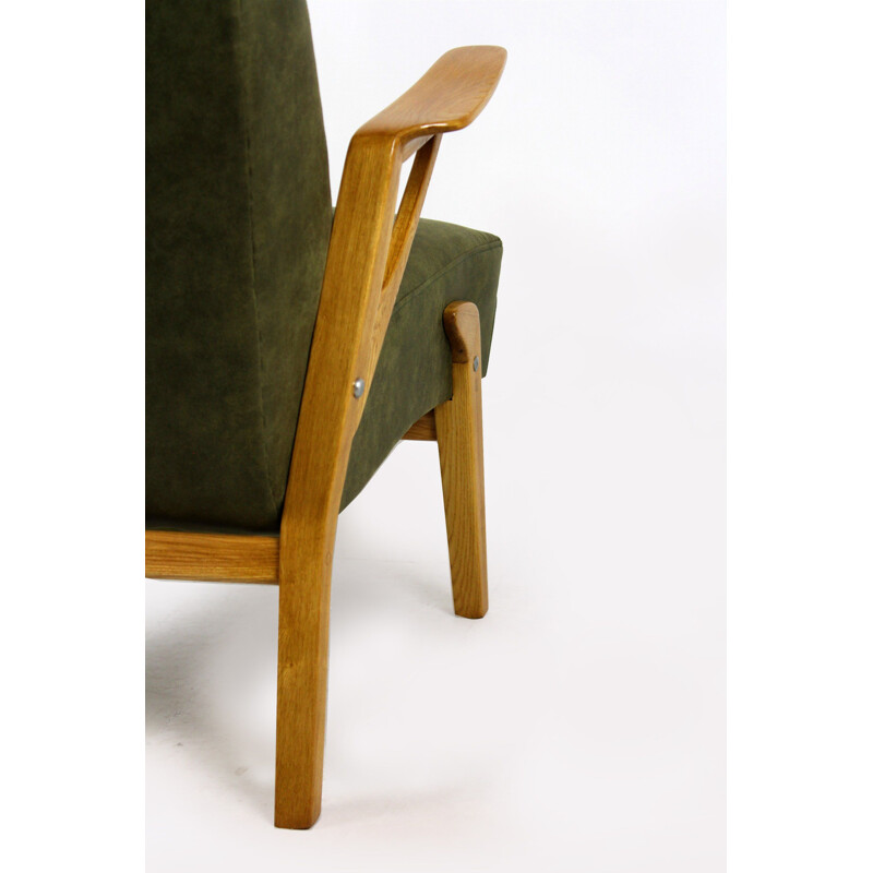 Vintage Ash Armchair, 1960s