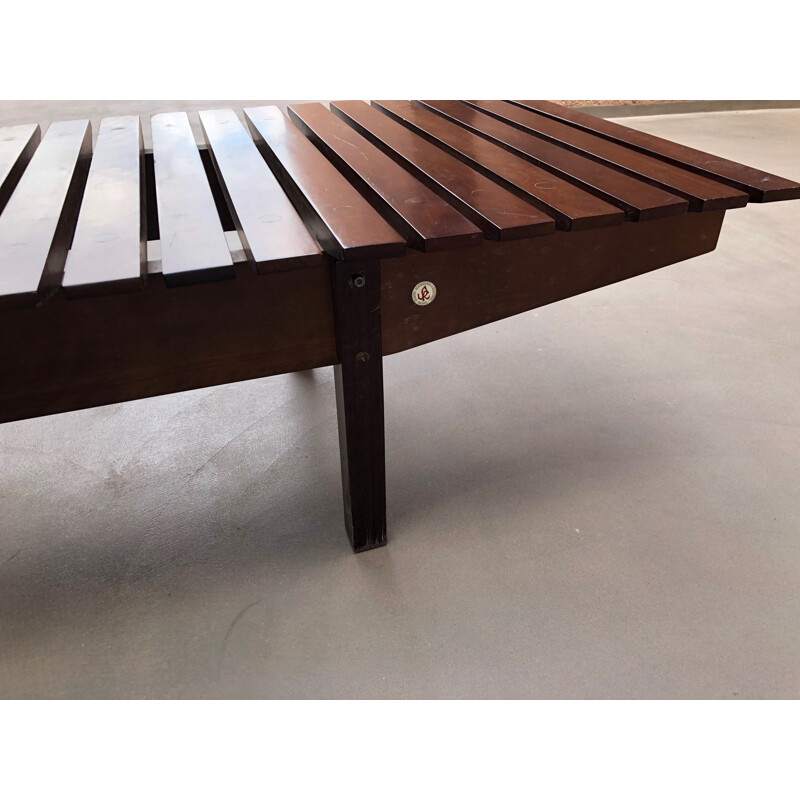 Vintage bench model "Mucki" in rosewood by Sergio Rodrogues, 1958s