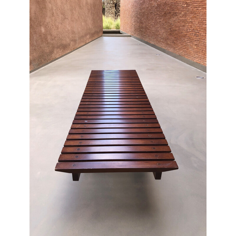 Vintage bench model "Mucki" in rosewood by Sergio Rodrogues, 1958s