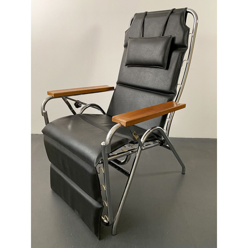 Chaise longue vintage Siesta Medizinal de Hans Luckhardt pour Thonet, 1950
