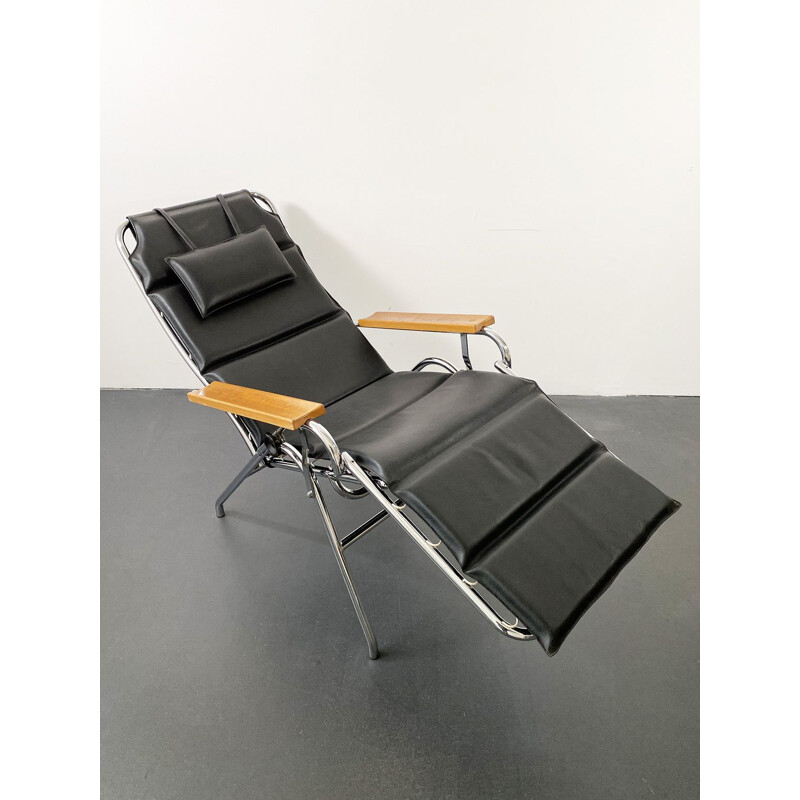 Chaise longue vintage Siesta Medizinal de Hans Luckhardt pour Thonet, 1950