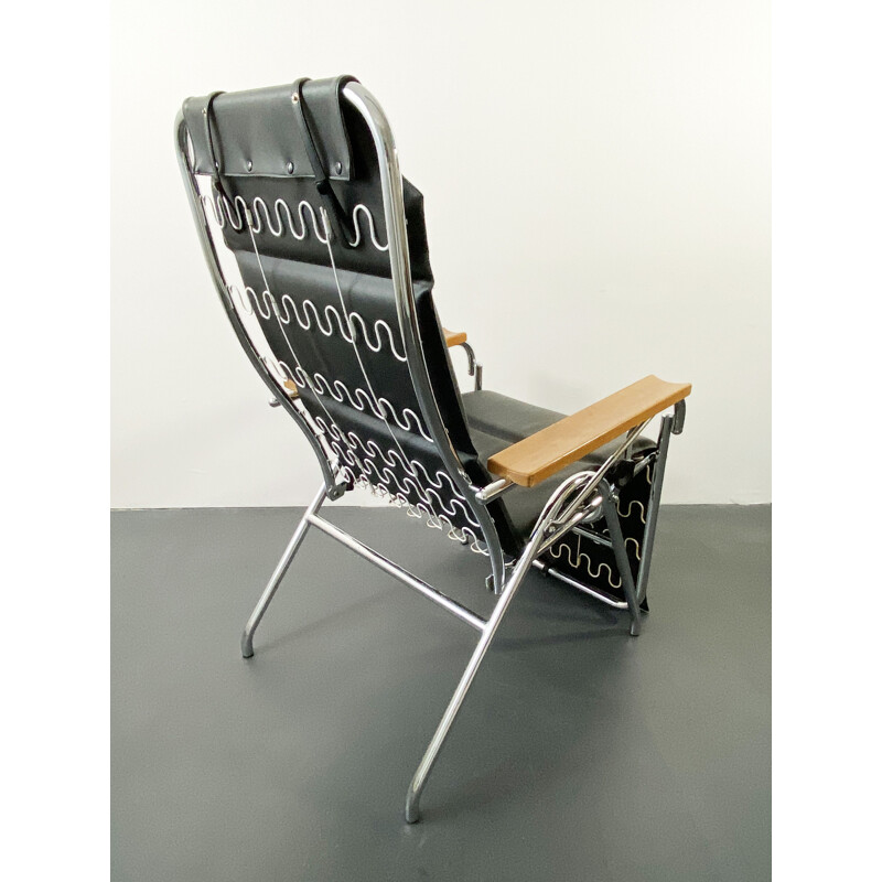 Vintage Siesta Medizinal lounge chair by Hans Luckhardt for Thonet, 1950