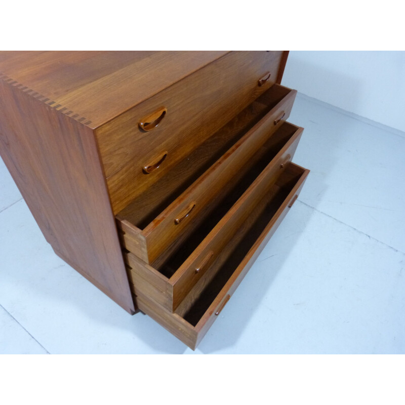 Vintage teak Chest of drawers by Peter Hvidt & Orla Mølgaard-Nielsen, Denmark, 1960s