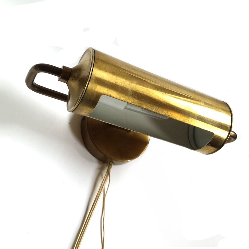 Vintage Brass wall light from Neuhaus Leuchten, Germany, 1960s