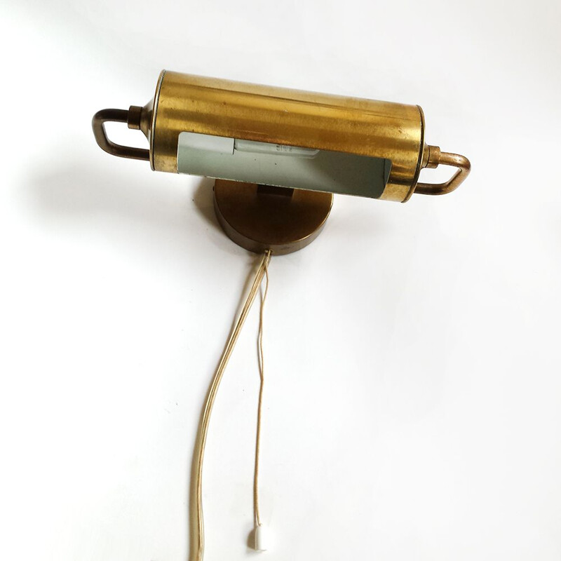 Vintage Brass wall light from Neuhaus Leuchten, Germany, 1960s