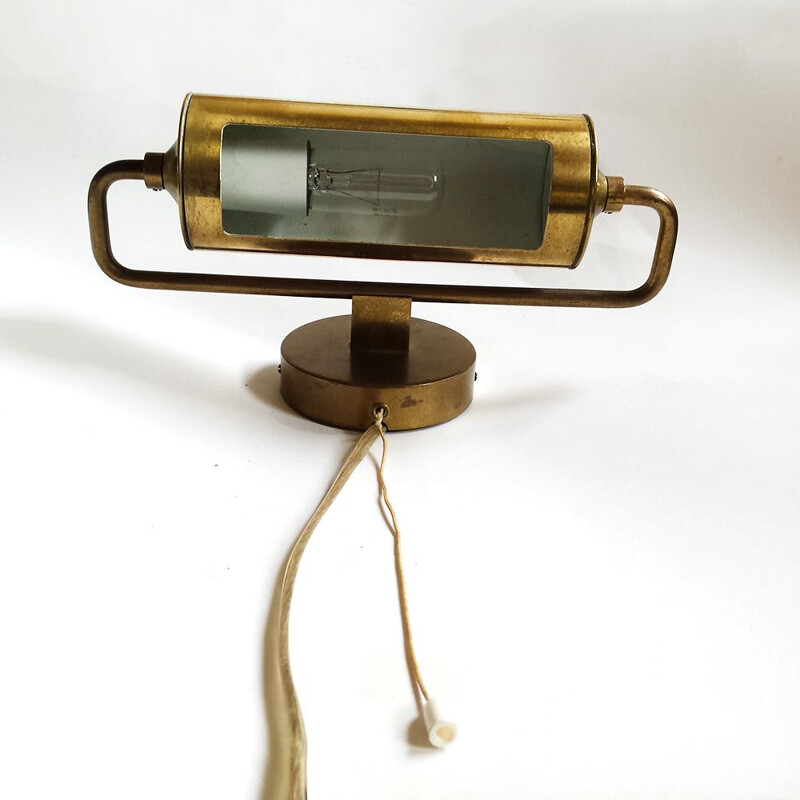 Vintage messing wandlamp van Neuhaus Leuchten, Duitsland, 1960