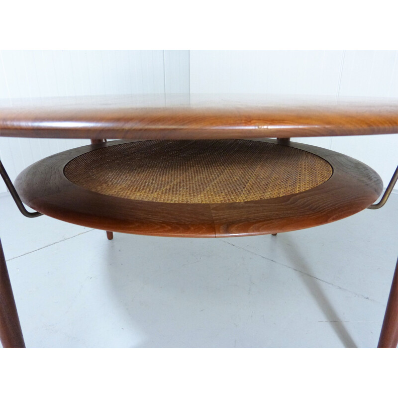 Vintage Teak Coffee Table Model 515 by Peter Hvidt & Orla Mølgaard-Nielsen, 1960s