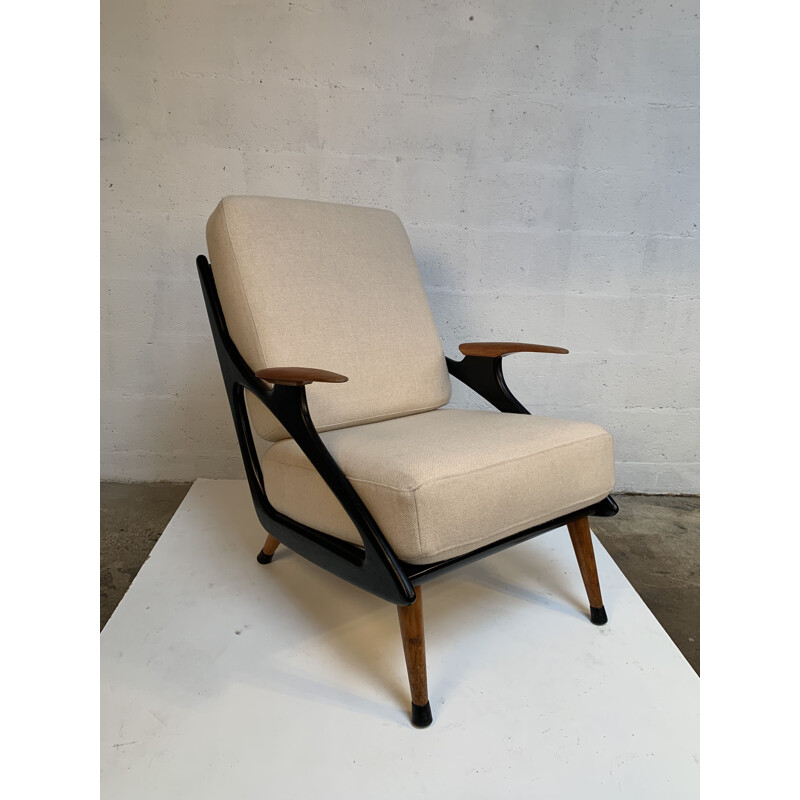 Vintage Atomic armchair, Belgium 1958