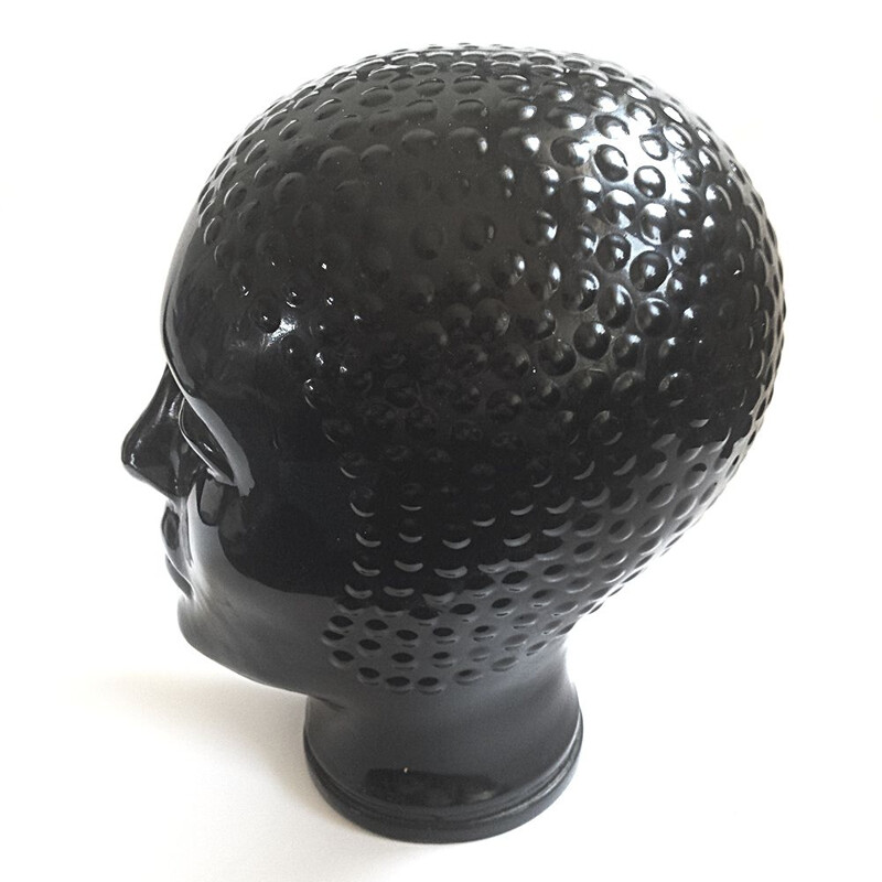 Vintage glass head from Atelier Fornasetti, 1960