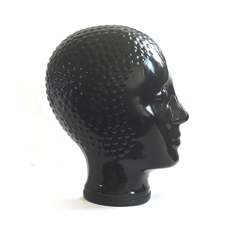 Vintage glass head from Atelier Fornasetti, 1960