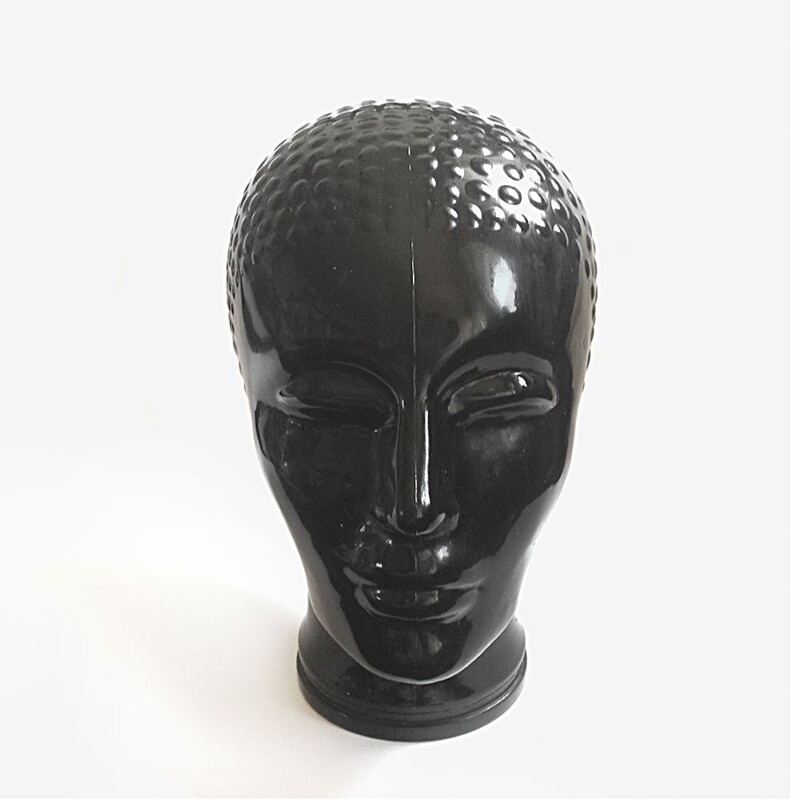 Vintage glass head from Atelier Fornasetti, 1960