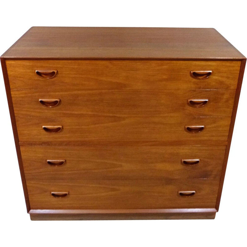 Vintage teak Chest of drawers by Peter Hvidt & Orla Mølgaard-Nielsen, Denmark, 1960s