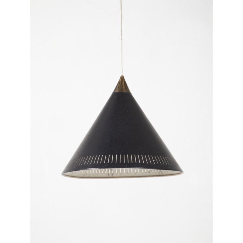 Suspension vintage Kegle conique de Bent Karlby pour Lyfa 