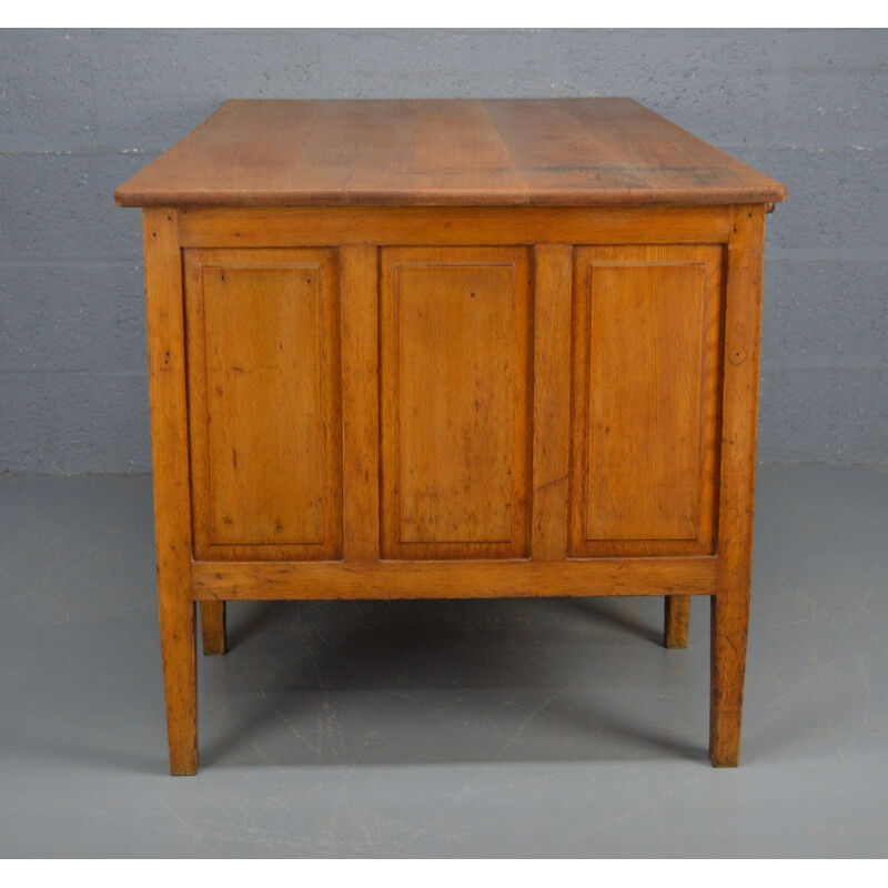 Vintage solid oak desk, United Kingdom, 