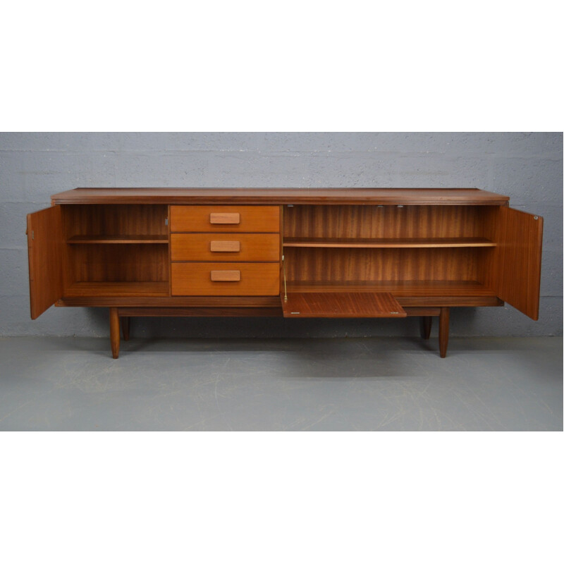 Vintage teak sideboard by William Lawrence of Nottingham, 1960